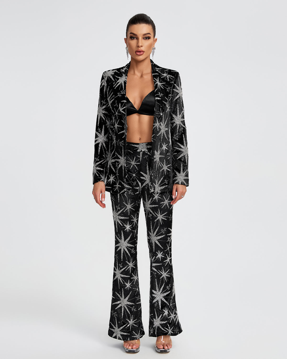 Velvet Stella Star Blazer 2 Piece Set