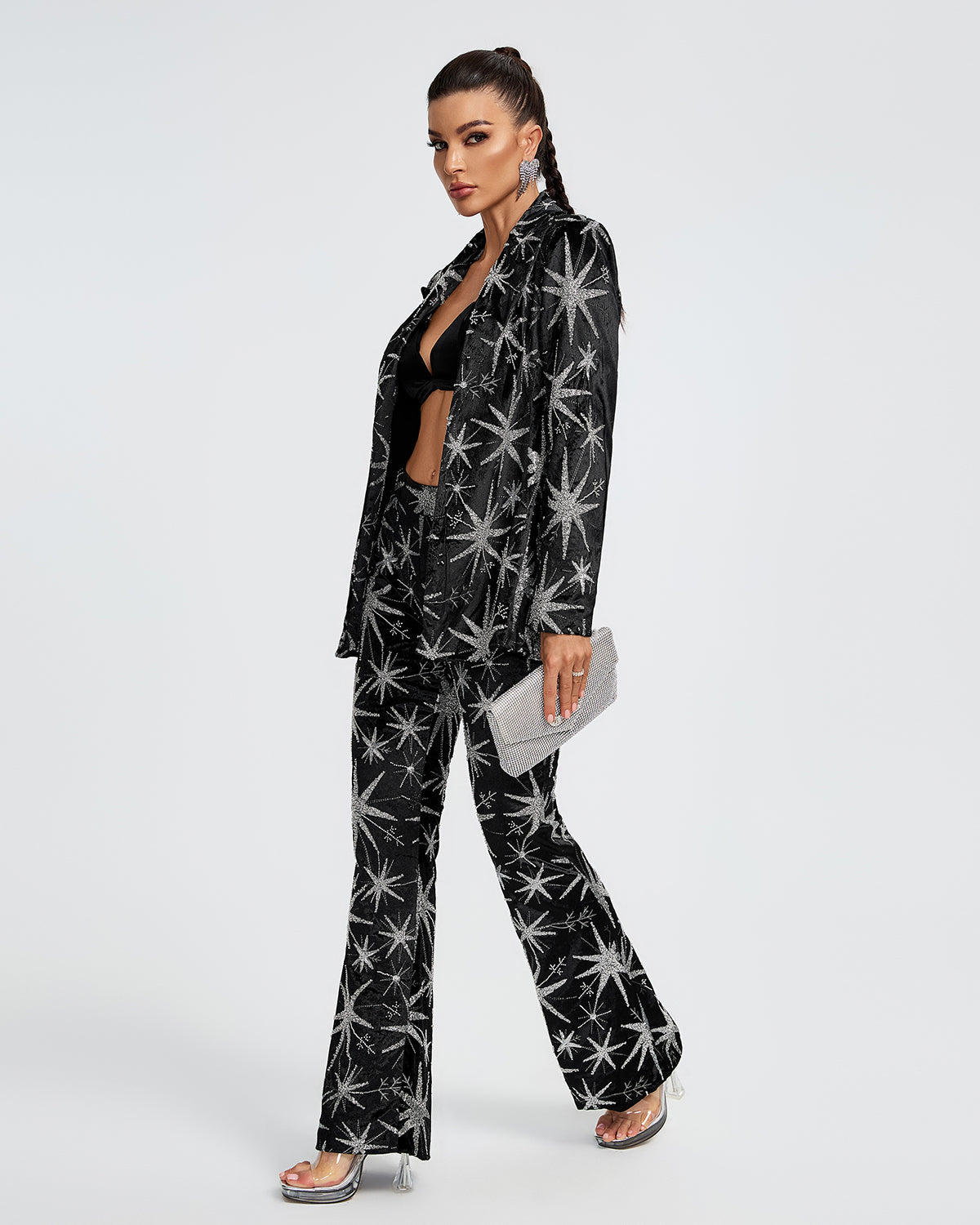 Velvet Stella Star Blazer 2 Piece Set